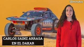 DAKAR 2024  CARLOS SAINZ arrasa en la sexta etapa y deja sin opciones a AlAttiyah [upl. by Garner]