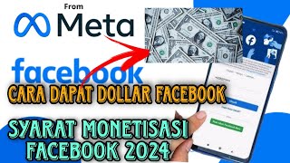 syarat monetisasi facebook profesional 2024 •syarat monetisasi facebook profesional [upl. by Granville]