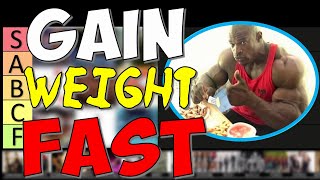 10 Best Foods To Gain Weight FAST ScienceBased PROTEIN Tier List for Skinny Guys [upl. by Marcel]