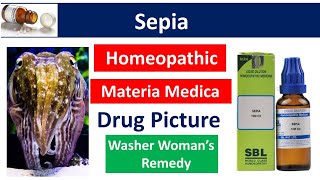 Sepia Homeopathic Medicine  Drug Picture  Materia Medica bhms materiamedica sepia [upl. by Isaiah]