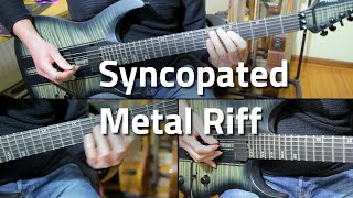 Syncopated Metal Riff [upl. by Derwin371]