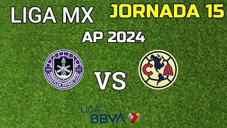 MAZATLAN VS AMERICA JORNADA 15 HORARIO FECHA Y CANAL [upl. by Halas]