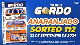 SORTEO TRIPLE GORDO 112 [upl. by Eloken]