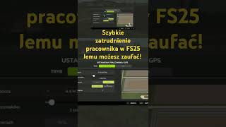 Jak zatrudnić pracownika w fs25 [upl. by Sandor294]