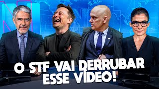 YTPBR  ELON MUSK E XANDÃO NO JORNAL NACIONAL [upl. by Bradwell749]