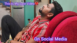 This Is My Last Video On Social Media 💔 மோசமான சமூக ஊடக தளம் Bye Makkale [upl. by Dzoba]