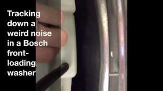 Weird Noise in a Bosch WFMC3200 FrontLoad Washer [upl. by Aizan201]