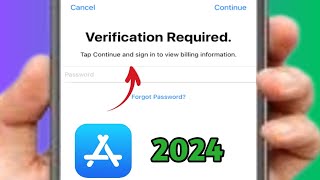 how to stop verification required on app store 2024  Fix verification required on App Store [upl. by Craw]