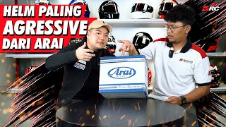 UNBOXING ARAI RX7X RADICAL WHITE 🔥 INI DIA MOTIF HELM YANG PALING AGRESSIVE DARI ARAI ❗️❗️ [upl. by Kern]