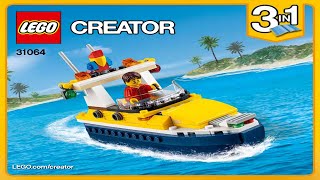 LEGO instructions  Creator  31064  Seaplane Adventures Book 3 [upl. by Natsirhc]