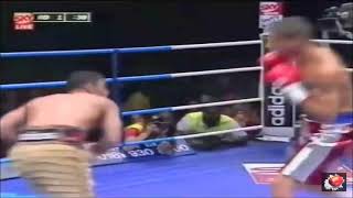 BRITISH HEART prince naseem suffers his first knock down then [upl. by Si968]