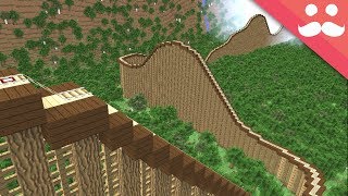 10 Builds for EPIC Minecraft Roller coasters [upl. by Nnanerak]