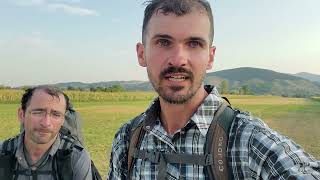 Hutterite Pilgrimage Entering Alwinz Vințu de Jos Romania [upl. by Halyhs688]