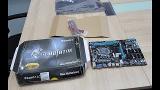 Unbox esonic B250 BTC GLADIATOR mining motherboard [upl. by Taub]