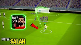 How Good is POTW M SALAH 🔥  eFootball 24 mobile [upl. by Metts]