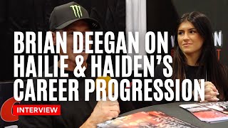 Brian Deegan Evaluates Hailie amp Haidens Career Progression In Motorsports [upl. by Ateerys]