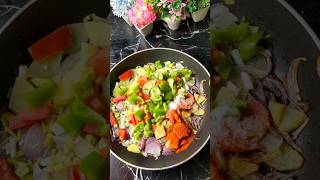 Cheese omelette ASMR  how to make easy eggs amp veggies omeletteshortvideo cooking ytshort [upl. by Ahsina81]