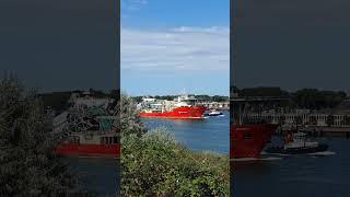 Pipe laying vessel Apache ll apache pipelaying ship vessel sea shipspotting special nice 4k [upl. by Iek]