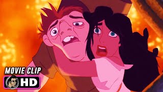 THE HUNCHBACK OF NOTRE DAME Clip  Frollos Death 1996 Disney [upl. by Dahl]