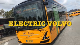 BUSDRIVERINDENMARK 🚌 ELECTRIC VOLVO BUS [upl. by Abdulla]