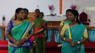 🛑 Womens special dance  Kolattam  28012024  Womens Sunday  METHODIST TAMIL CHURCH [upl. by Lienet]