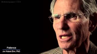 Jon KabatZinn Mindfulness 9 attitudes  patience [upl. by Crowe]