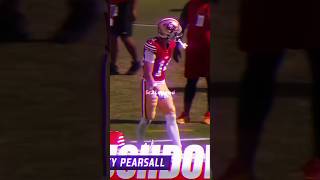 Ricky Pearsall First Career TD 🥲 shorts [upl. by Olivia]