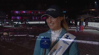 Ines Joly Winners Interview LGCT Grand Prix du Prince de Monaco 2024 [upl. by Ressan613]