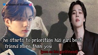 Jimin ff2 he start to priorities his girl best friend more than you u as his girlfriend [upl. by Aldred768]