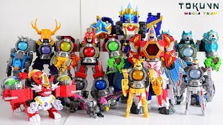 All DX Gattai Uchu Sentai Kyuranger All DX 宇宙戦隊キュウレンジャー Power Rangers Galaxy Force Megazord [upl. by Rehpotisrhc243]