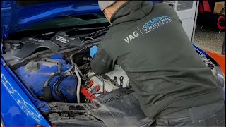 Audi S5 30TFSI part 1 P130A Cylinder Disabling  misfire EPC light ON [upl. by Ellehcirt]