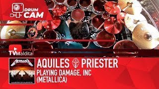 TVMaldita Presents Aquiles Priester playing Damage Inc Metallica [upl. by Yttik359]