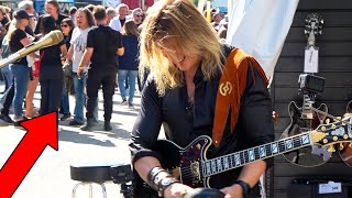 Jimmy Page Comes to Listen When Someone Requests Led Zeppelin at The Crossroads Guitar Festival [upl. by Aiekam574]