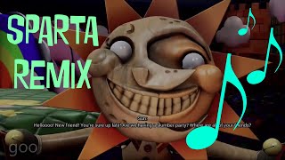 Sundrop Song Sparta Remix Sundrop and Moondrop FNAF Security Breach [upl. by Elbag]