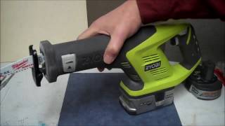 RYOBI Reciprocating Saw P513 Review And Demonstration [upl. by Ambrosio]