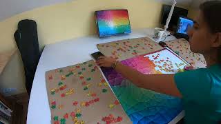 Time Lapse Puzzle Clementoni Colorboom Mosaic 1000 [upl. by Egarton360]