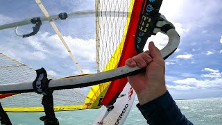 TROPICAL STORM DEBBY  WINDSURFING AT THE ISLAMORADA SANDBAR [upl. by Aisilef]