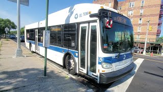 2015 New Flyer XD40 7236 as B7  Midwood  Coney Island Avenue [upl. by Elfie]