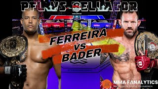 Renan Ferreira vs Ryan Bader Breakdown  PFL Vs Bellator Super Fights  Preview  Prediction [upl. by Sadinoel]