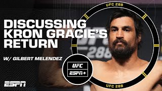 Gilbert Melendez previews Kron Gracie’s return at UFC 288  ESPN MMA [upl. by Nelyk]