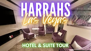 Harrahs Las Vegas  quotMountain Junior Executive Suitequot Room and Hotel Tour [upl. by Algy]