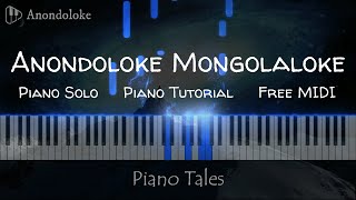 Anondoloke Mongolaloke Rabindra Sangeet Piano Solo and Piano Tutorial [upl. by Hsepid]