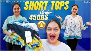 Short Tops Under 300 Rs 😱😱😱  College wear Tops under Budget  Heavenly Homemade [upl. by Rame]