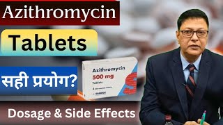 Azithromycin Tablets IP 500 mg Hindi  Uses Dosages Side Effects and all Details [upl. by Burgener]