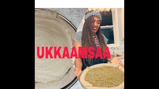 Nyaata Aadaa Oromoo Ukkaamsaa Oromo Traditional food [upl. by Mohandis]