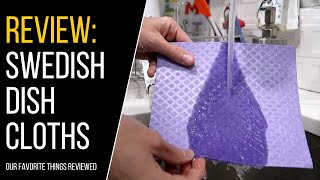 Swedish Dishcloth Review  2022 Best Green Cleaning Products [upl. by Yengac]