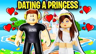 I Dated A Princess In Roblox Brookhaven 👸💖 [upl. by Gwenore]