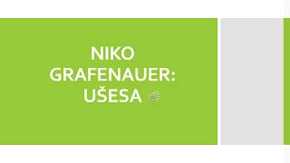 NIKO GRAFENAUER UŠESA [upl. by Gaeta354]