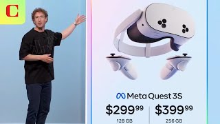 Mark Zuckerberg Reveals the Meta Quest 3S VR Headset at Meta Connect 2024 [upl. by Putnam]