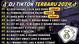 DJ TIKTOK TERBARU 2024  DJ AYO SAYANG CULIK AKU DONG 🎵 DJ PEMBERI HARAPAN PALSU  FULL ALBUM VIRAL [upl. by Fita]